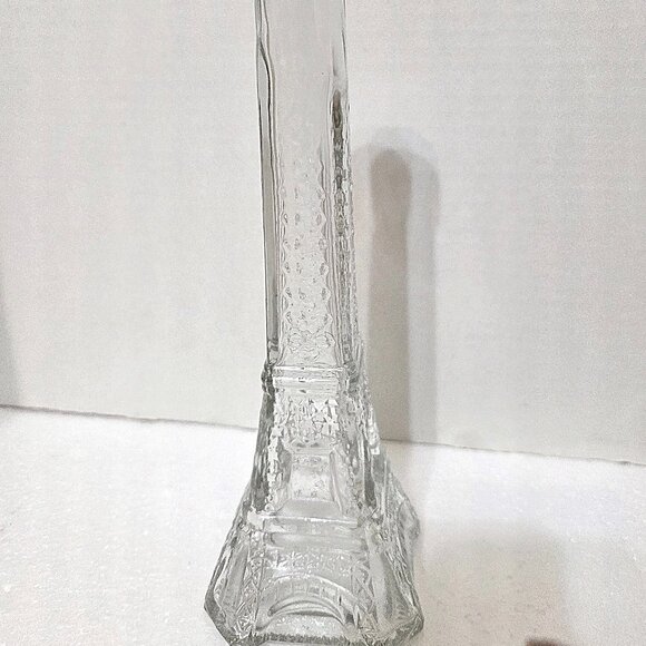 Two Eiffel Tower Decorative Glass Bottles,  Paris Decor, Bud Vase, Home Decor - Picture 7 of 10